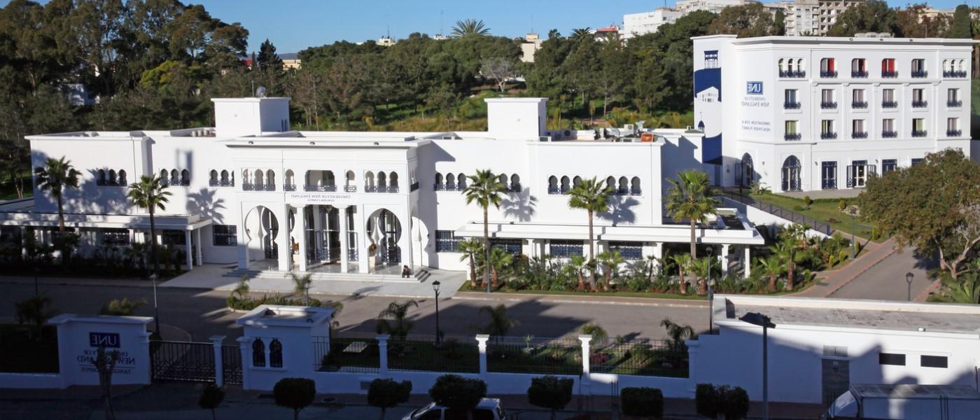 Tangier, Morocco Campus with both Academic Building and Residence Hall